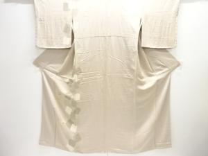 破れ色紙に枝葉模様刺繍訪問着